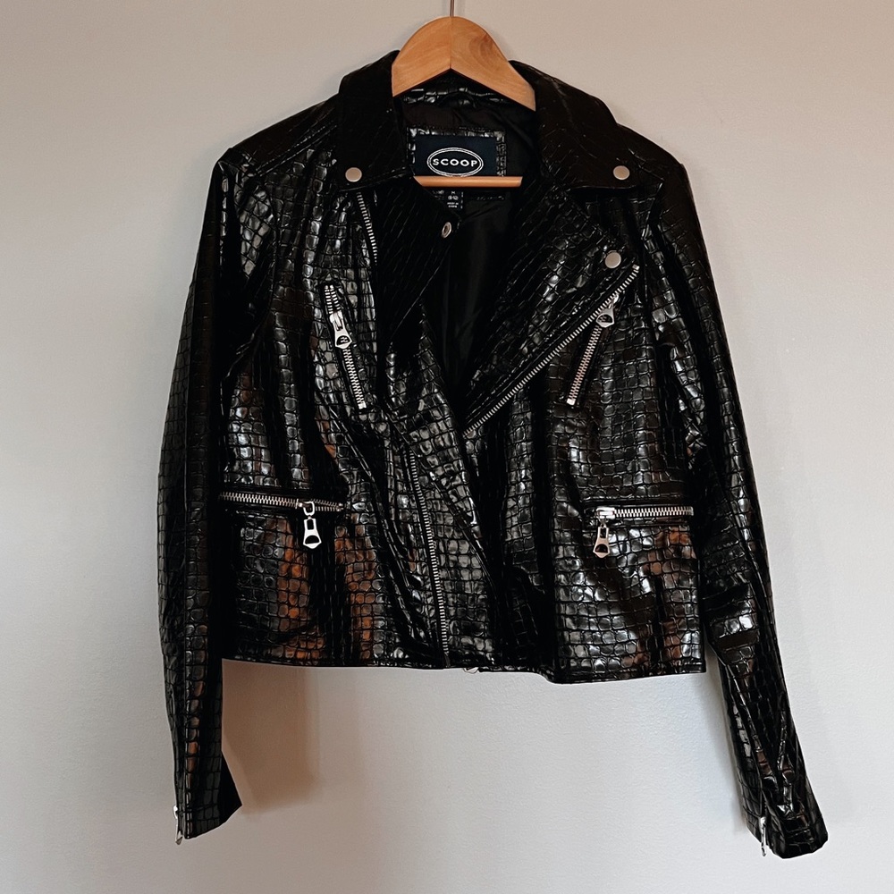 Faux Leather Jacket
